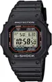 G-SHOCK Funkchronograph, Solaruhr, Armbanduhr, Herrenuhr,digital,bis 20bar wasserd.Resinarmband schwarz-rot