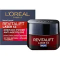 LOreal-Paris Gesichtspflege Tag-NachtRevitalift Laser Dreifach-Power Anti-Age Pflege Nacht 50 ml (379,80 € / 1 l)