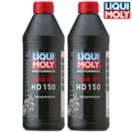 2x LIQUI MOLY 3822 Motorbike Gear Oil HD 150 Motorrad Getriebeöl vollsynth. 1L