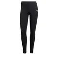adidas Women's ESSENTIALS LINEAR COTTON LEGGINGS, Black/White, XL
