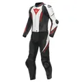Dainese Laguna Seca 5 2-piece Kombi Black/White/Lava-Red 54 sportliche Lederkomb