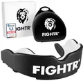 FIGHTR® Premium Mundschutz - ideale Atmung & leicht Anpassbar | Sport Zahnschutz für Boxen, MMA, Muay Thai, Hockey & Kampfsport | inkl. Hygiene Box