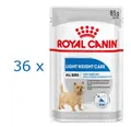 (EUR 18,35 / kg)  Royal Canin Light Weight Care Mousse - Hundefutter 36 x 85 g