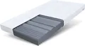 Matratze 80x200 cm orthopädisch 7 Zonen Kaltschaum H4 ca. 14 cm Höhe atmungsaktiv Bezug waschbar für Allergiker geeignet COMFORT Plus