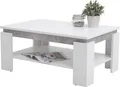 Apollo Couchtisch, rechteckig, 90 x 60 x 41 cm, hell, weiß