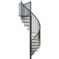 Minka Spindeltreppe  Berlin Schwarz Geschosshöhe bis 282 cm