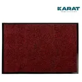 KARAT Sauberlaufmatte Brasil - Individuell einsetzbar - In verschiedenen Farben und Größen erhältlich - 90 x 150 cm - Rot