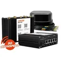 Selfsat MWR 5550 5G Cat 20 WLAN Router bis 3,3 Gbps + SATCO 5G Antenne Mobilfunkantenne schwarz