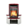 HARK Kaminofen "Avenso GT ECOplus", bordeauxrot, Stahl/Keramik, 6 kW, Dauerbrand geeignet