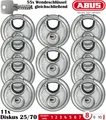 ABUS Diskusschloss Vorhangschloss 25/70 Wendeschlüssel gleichschließend