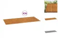 Dachplatten 36 Stk. Grau 100x44 Cm Cortenstahl