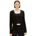 TOM TAILOR Cardigan ohne Verschluss schwarz XL (42)