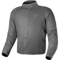 SHIMA Rainshell Motorrad Regenjacke, grau, Größe S für Männer