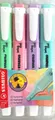 STABILO® Textmarker Leuchtmarker swing cool Pastel Edition 4er PET-Etui