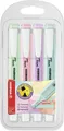 2-40x STABILO Textmarker swing cool Pastel Edition, 4er PET-Etui BIS 50% RABATT