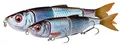 Savage Gear 4Play V2 Swim N Jerk - 3D gescannter Heringsschwimmköder für Raubfischangler, realistische Aktion, Stop & Go Techniken, ideal für Hecht, Barsch & mehr | Slow Sink Rudd 13,5 cm