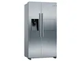 Bosch KAG93AIEP Serie 6 Amerikanischer Side-by-Side Kühlschrank, 178,7 x 90,8 cm, 366L Kühlen & 165L Gefrieren, NoFrost nie wieder abtauen, LED-Beleuchtung gleichmäßige Ausleuchtung
