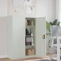 vidaXL Aktenschrank 90×40×140 cm Stahl Grau