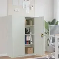 Aktenschrank 90×40×140 Cm Stahl Grau - Vidaxl