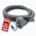 ELECTROHOGAR Aquastop Schlauch Waschmaschine und Spülmaschine, 1,5M | VDE Geprüfte - Deutsches Zertifikat | Zulaufschlauch Wasserstop Waschmaschine Und Geschirrspüler, PVC Material, 3/4 Zoll Anschluss