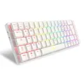 Sharkoon PureWriter W65 Weiß, RGB, 2,4 GHz-Drahtlos-Funkverbindung, Kailh Rot