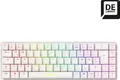 Sharkoon PureWriter W65, Tastatur weiß, DE-Layout, Kailh Choc V2 Low Profile Red