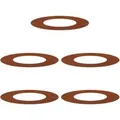 vidaXL Geeignet für Flache Baumringe 5 Stk Braun Ø40/70 cm 873689