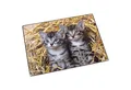 Läufer Schreibtischunterlage Läufer Schreibunterlage Katzen im Stroh, 400 x 530 mm