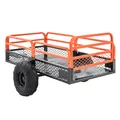 Kippanhänger 680kg Aufsitzmäher Rasentraktor Kippbar ATV UTV Anhänger