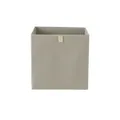 Aufbewahrungsbox faltbar   , grau , Polyester,Pappe , Maße (cm): B: 32 H: 32 T: 32.0