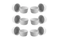 ToCi Auflaufform Creme Brulee Schälchen Sets 9 cm Förmchen aus Keramik 185 ml Weiß, (12-St)