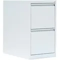 Büro Hängeregistratur für DIN A4 Hängemappen 70x40x62cm (HxBxT) mit 2 Schüben einbahnig Weiß 560217