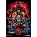 Stranger Things Finale-Staffel-Poster, Staffel 5 Maxi-Poster 91,5 x 61 cm, offizielles lizenziertes Netflix-Produkt, Premium-Wandkunst für Schlafzimmer, Wohnzimmer & Sammler