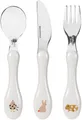 LÄSSIG Kinderbesteck Little Mateys, spicy orange (3-tlg), Edelstahl