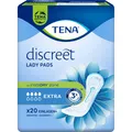 TENA discreet Lady Pads Extra bei Inkontinenz Binden 20 St