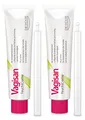 Vagisan FeuchtCreme - 2 x 50 g I hormonfreie Intim-Creme gegen Scheidentrockenheit I lindert Brennen, Jucken und Schmerzen bedingt durch eine trockene Scheide I Scheidencreme gegen Schmerzen beim Sex
