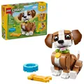 LEGO 31382 Creator 3-in-1 Niedliche Tiere: Verspielter Welpe, Eichhorn oder Ente