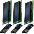 AZ-Delivery Displays HD44780 1602 LCD Modul Display Bundle mit I2C Schnittstelle 2x16 Zeichen kompatibel mit Arduino und Raspberry Pi, 3x Set