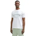 TOM TAILOR Denim Rundhalsshirt mit verschiedenen Logo Prints weiß XXL (56/58)