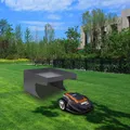 GARAGE FÜR RASENMÄHER-ROBOTER AUS VERZINKTEM STAHL MIT DEKORATIVEM RAUM CARPO...
