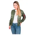 Alpha Industries Damen Bomberjacke MA-1 VF 59 Wmn, Grün (Sage Green 01), X-Small (Herstellergröße: XS)