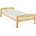 Idimex Einzelbett, Natur, Holz, Kiefer, Vintage, 90x200 cm, FSC Mix, Schlafzimmer, Betten