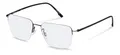 Rodenstock Brillengestell (Model R7144) für Herren, Quadratisch, gefertigt aus Titanium (inklusive Brillenetui)