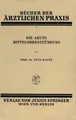 Otto Mayer | Die Akute Mittelohrentzündung | Taschenbuch | Deutsch | Band 3 | vi