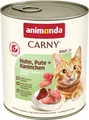 Katzen Nassfutter 6x800g getreidefrei Huhn Pute Kaninchen animonda Carny