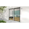 Culex Fliegengitter Alu Comfort weiß, für Türen, mit Rahmen, Doppelschiebetür, 240x240cm