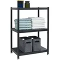 shelfr Metallregal, Schwarz, Metall, Rechteckig, 41x90x61 cm, Wohnzimmer, Regale, Bücherregale
