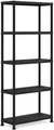 Kunststoffregal Keter schwarz 176x75x32 cm 5 Böden Tragkraft 125 kg