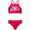 PUMA Bandeau-Bikini (2-St) mit Hingucker-Slogan rot 140