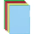 bene Aktenordner Sichthülle A4 PVC farblich sortiert, PA=100Stk.